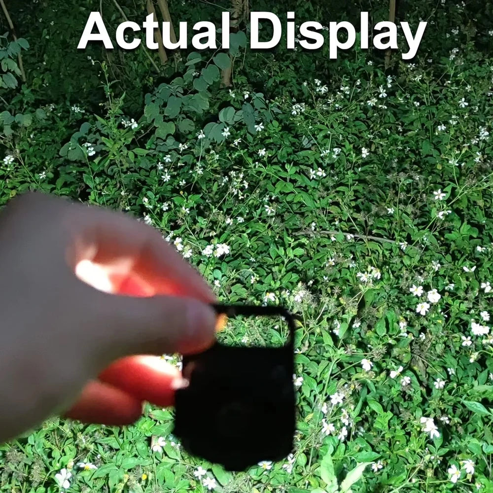 High Powered LED Brightness Keychain Floodlight Small Compact Flashlight