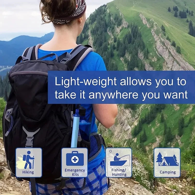 Best Personal Water Filter for Camping Survival Emergency Prep Preparing Hiking