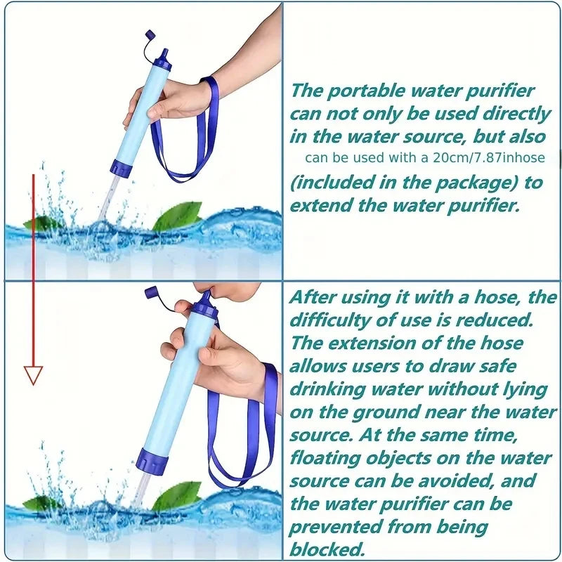 Best Personal Water Filter for Camping Survival Emergency Prep Preparing Hiking