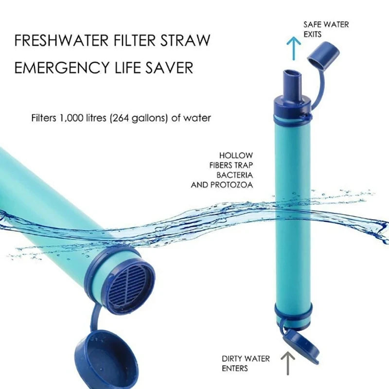 Best Personal Water Filter for Camping Survival Emergency Prep Preparing Hiking