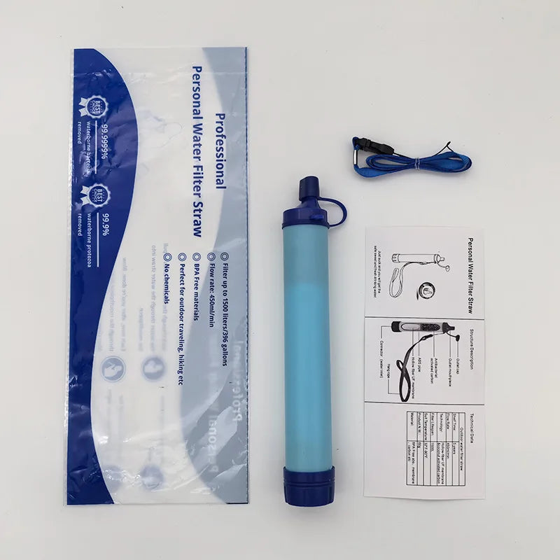 Best Personal Water Filter for Camping Survival Emergency Prep Preparing Hiking