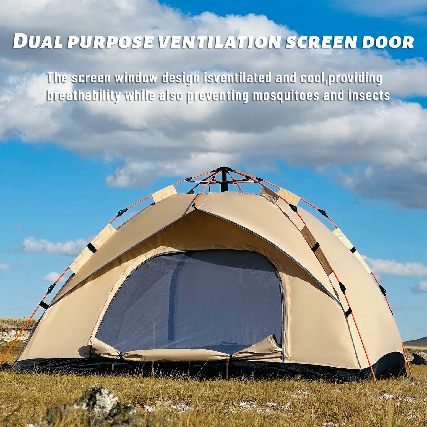 Quick Open 4-Person Automatic Tent
