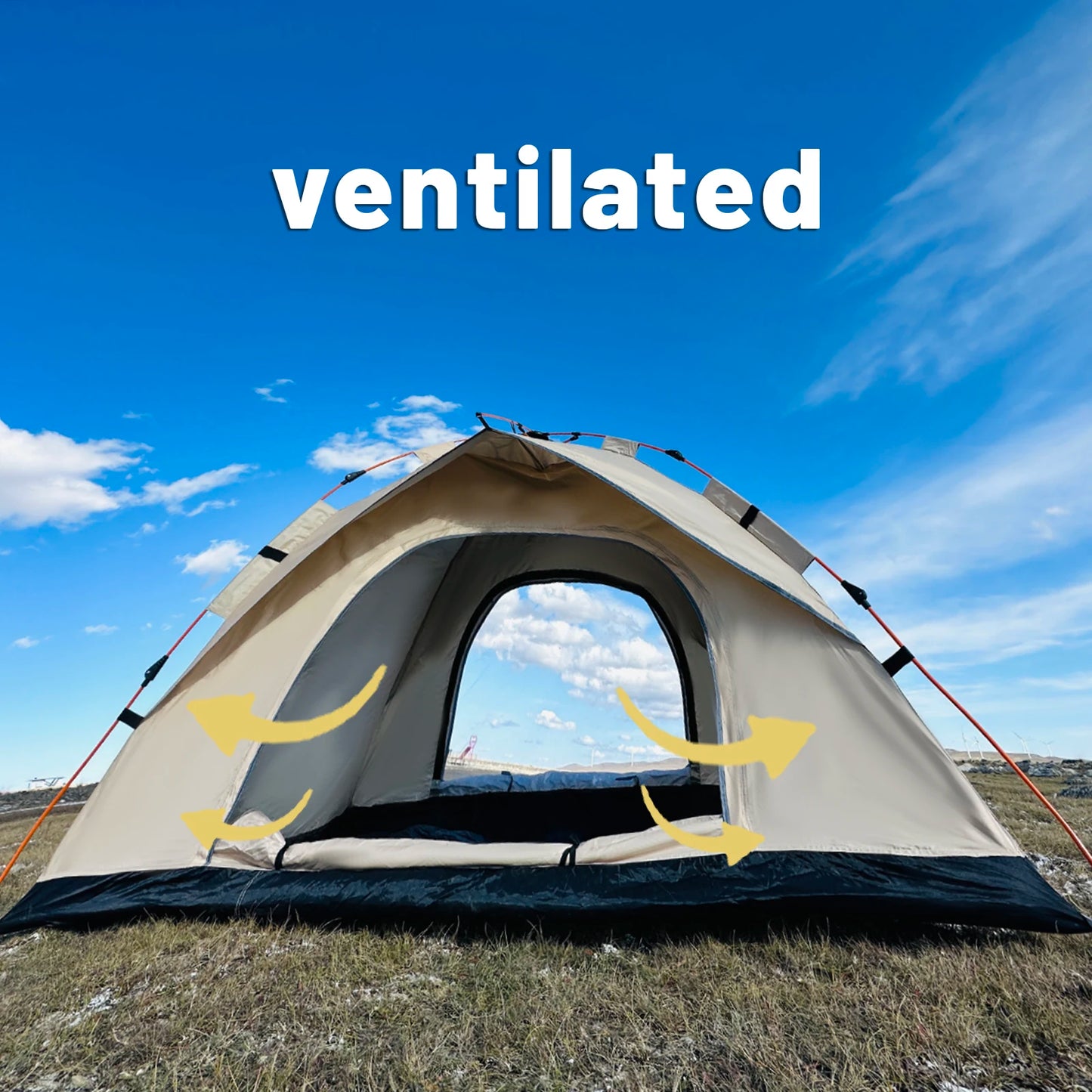 Quick Open 4-Person Automatic Tent