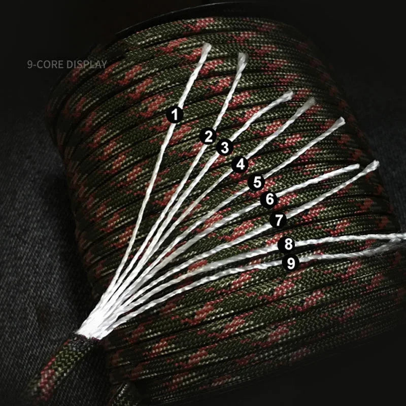 Paracord - 9 Core 550 Military Tactical